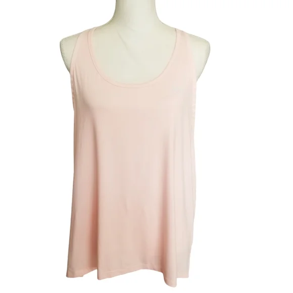 Under Armour Pink White Women's Knockout Athletic Tank - Picture 2 of 6